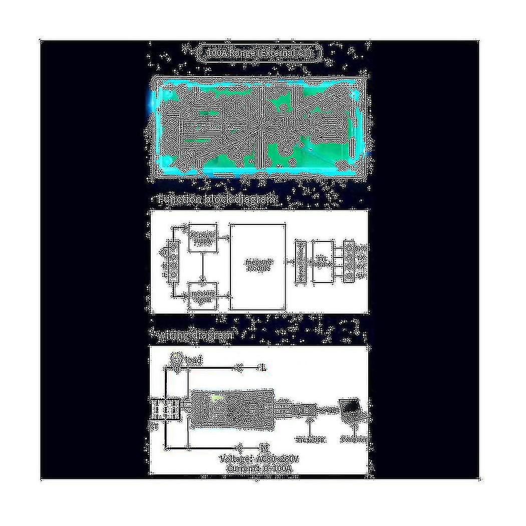 10a Pzem 004t 3.0 Wattmeter Kwh Meter Volt Amp Current Test Module Digital Multifunction Meter for