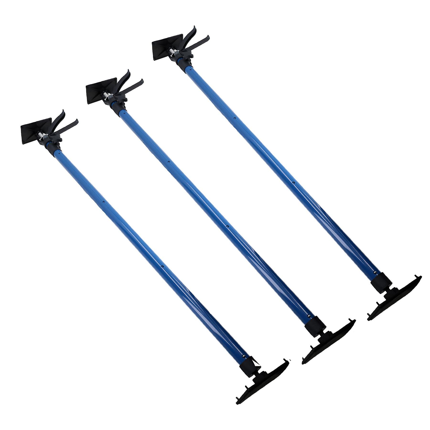 3 x Telescopic Extendable Prop Drywall Plaster Board Support Holder 1.15m – 2.9m