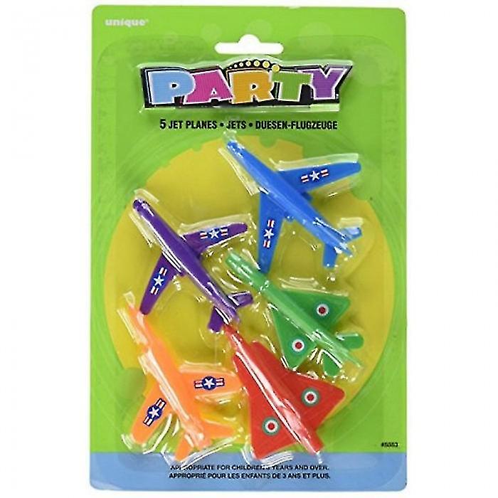 Einzigartige Party-Kampfjets Partygeschenke aus Kunststoff (5er-Pack)