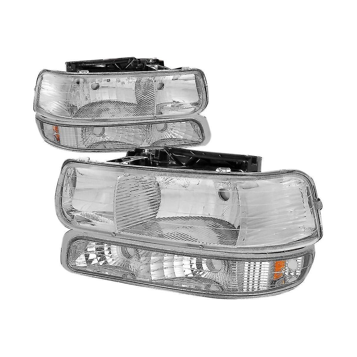 Led Drl Daytime Running Light Fog Lamp Driving Light Parking Lights Hd Headlight For 99-02 Gm252017