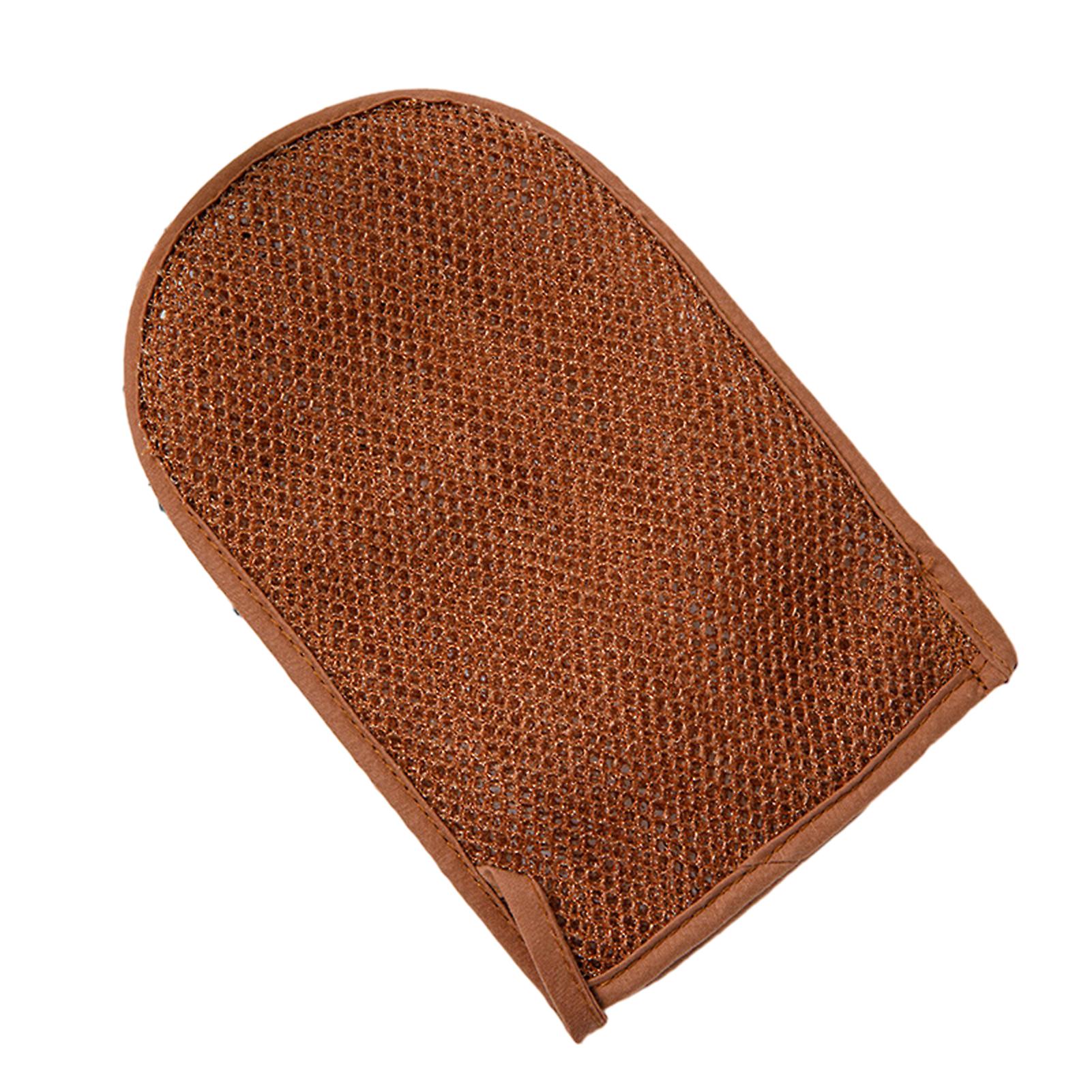 Unisex Reusable Net Bath Gloves Thickened Quick-Drying Cloth Pad for Body Washing