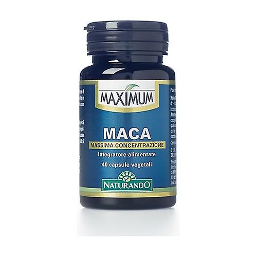 Maximum maca 40 vegetable capsules