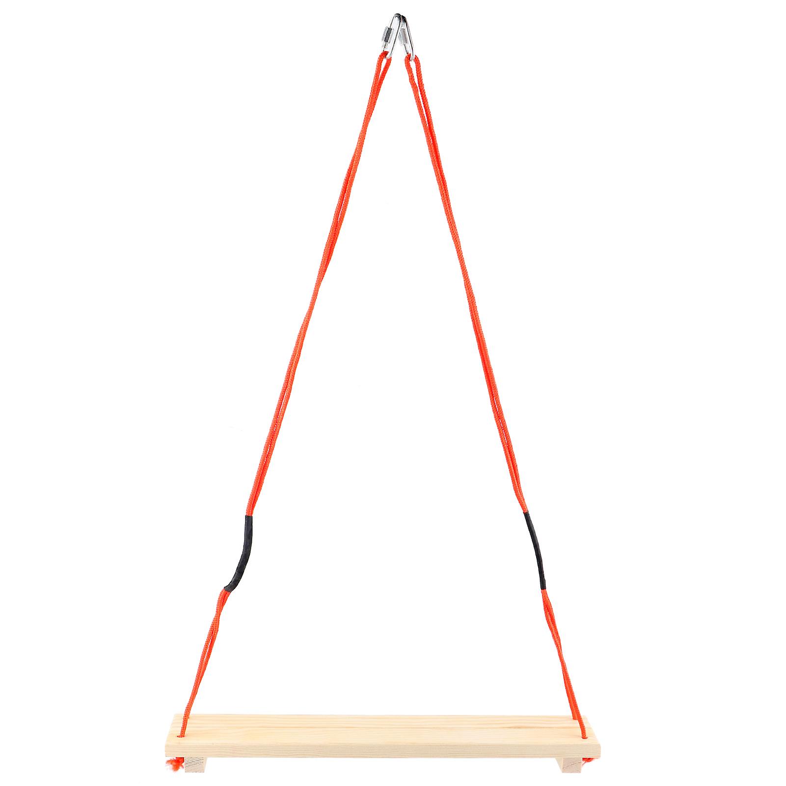 Wooden swing for medium and large parrots