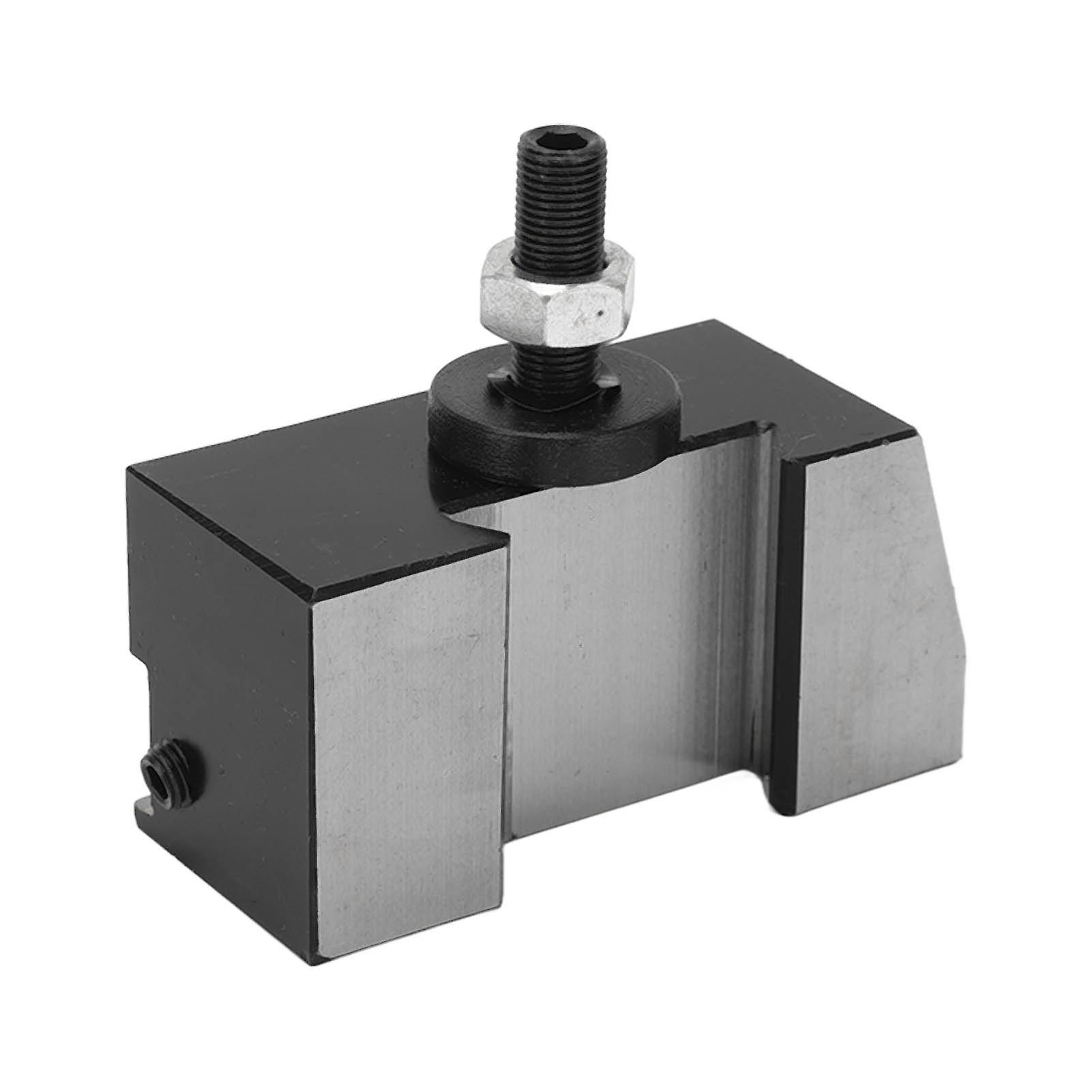 Fast Change Tool Post Holder Adjustable Screw Universal Turning Tool Holder 10‑15in Lathe Swing
