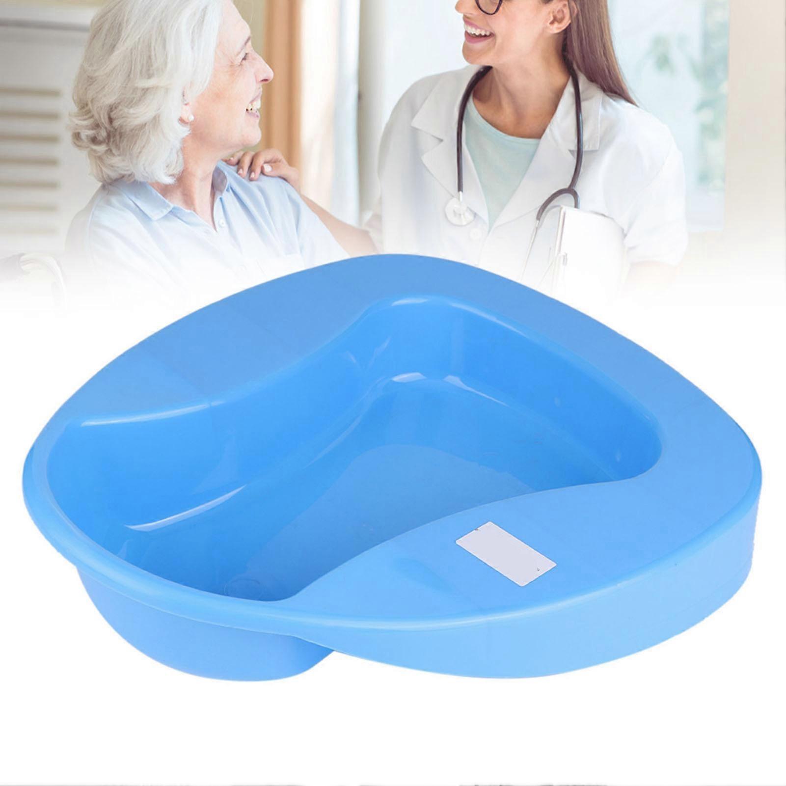 Thick Plastic Heavy Duty Bedpan 36.5x30cm Stable & Comfortable