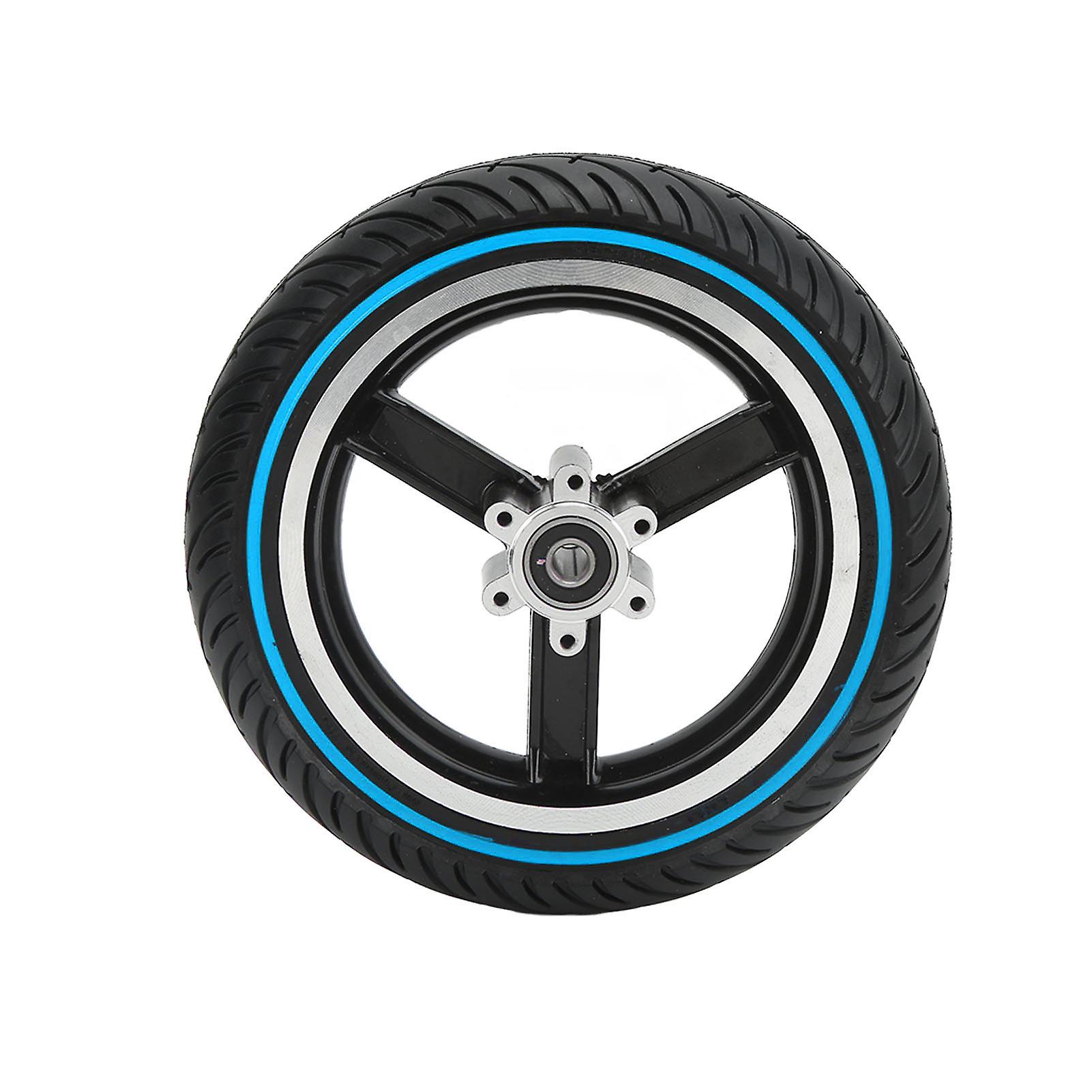 LYH L002 8.5 Inch Honeycomb Front Wheel Hub Electric Scooter Front Tire Replacement Parts for Kugoo M4 Scooter Blue
