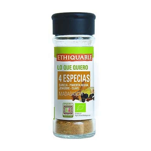 Mixture of 4 Organic Spices 40 g