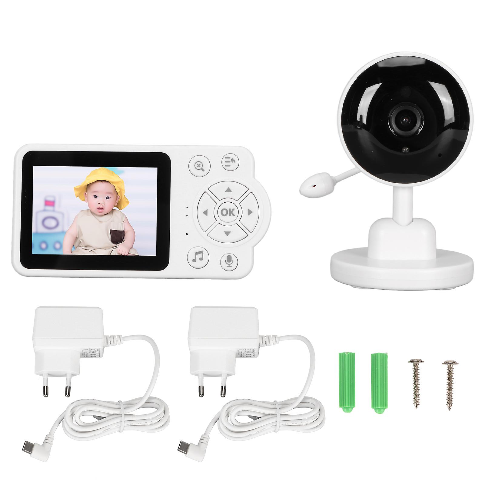 2.8" Video Baby Monitor with Two-Way Talk, Color Night Vision, and Long Range WiFi