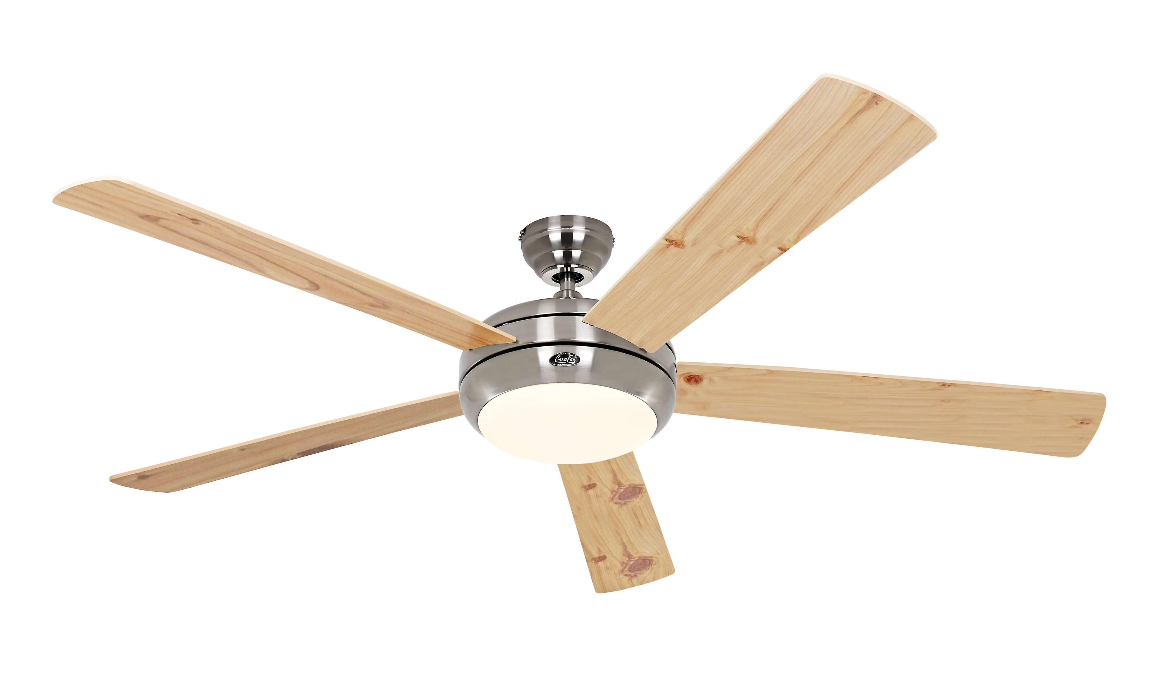 Ceiling fan Titanium Chrome 162cm / 64" Beech / Pine