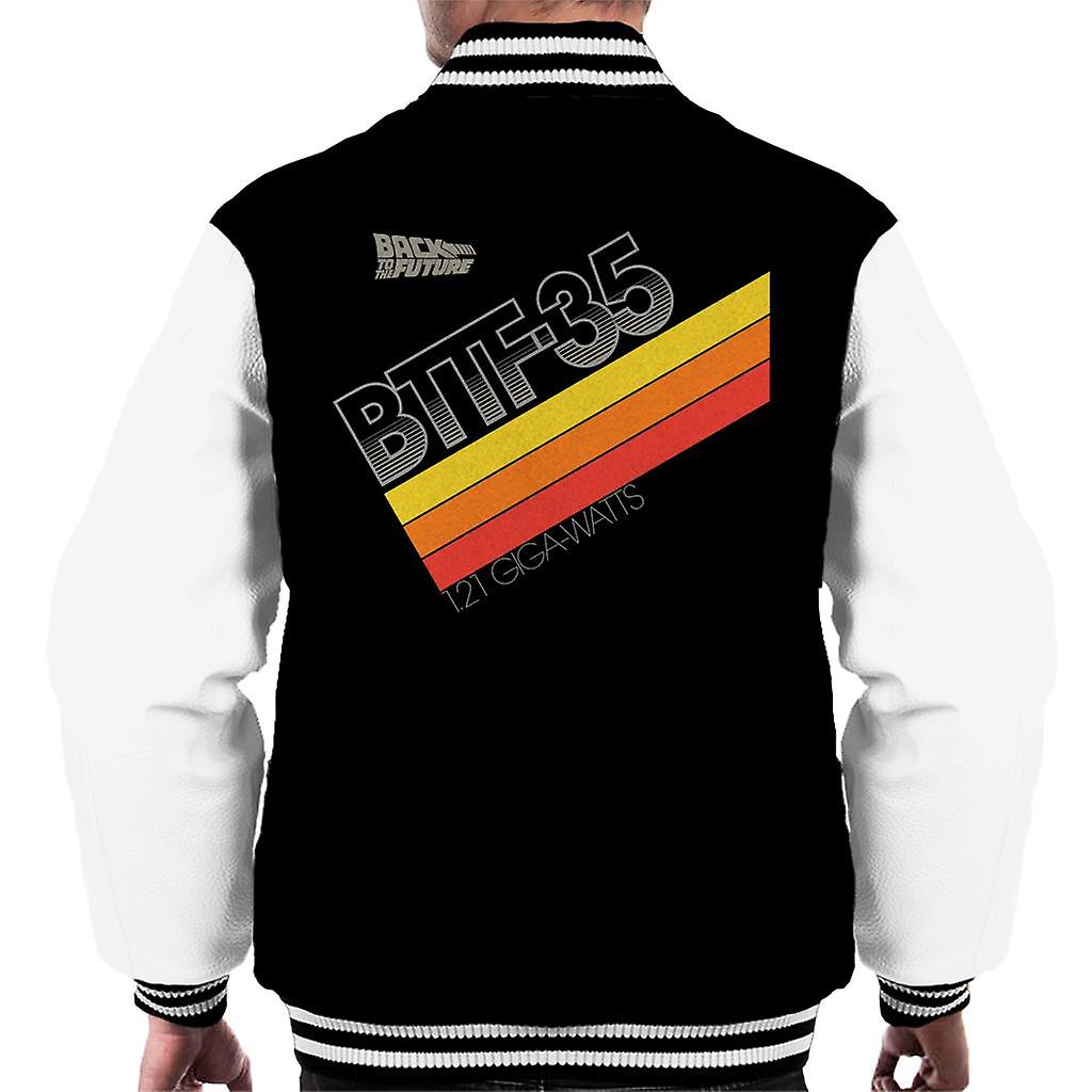 Back to the Future 35th Anniversary 121 Gigawatts Men's Varsity Jacket