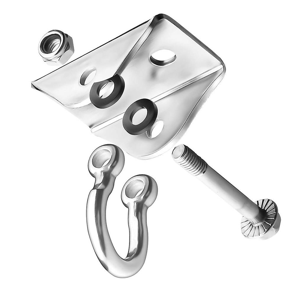 360° Rotate Swing Hangers Hooks Kit 304 Stainless Steel 500kg+ Capacity
