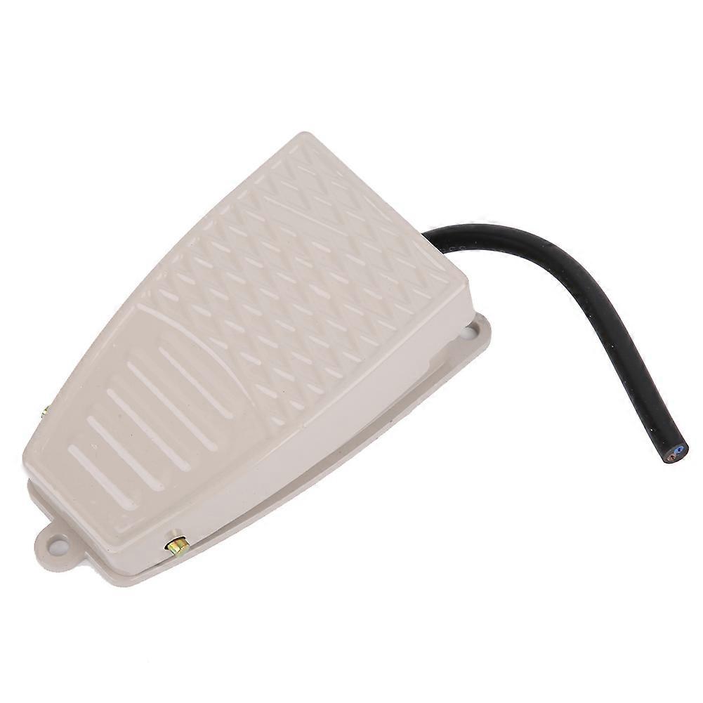 Foot Control Pedal Switch w 10cm Cable No SelfLocking Power Controller for Machine Tool Equipment