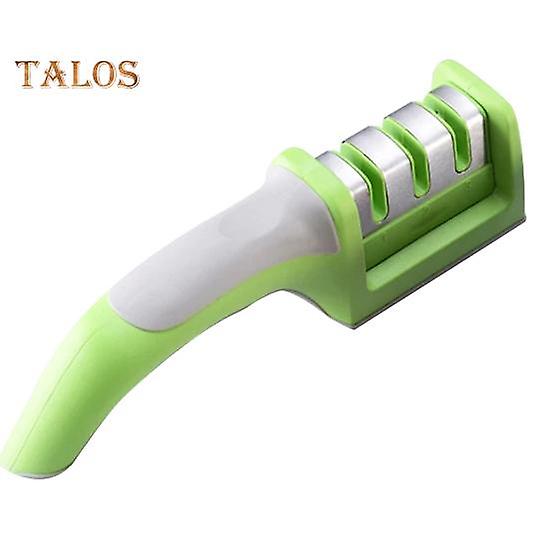 Kitchen Sharpener 3 Stage Slots Chisel Ground Reusable Practical Fruit Cutter Sharpening Tool for Home