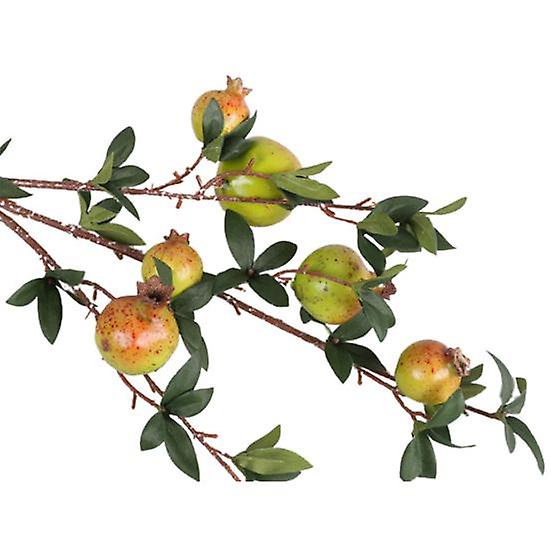 1Pc Artificial Pomegranate Flower Vivid Clear Texture Anti-fall Colorful Weather Resistant Artificial Flower Home Decor