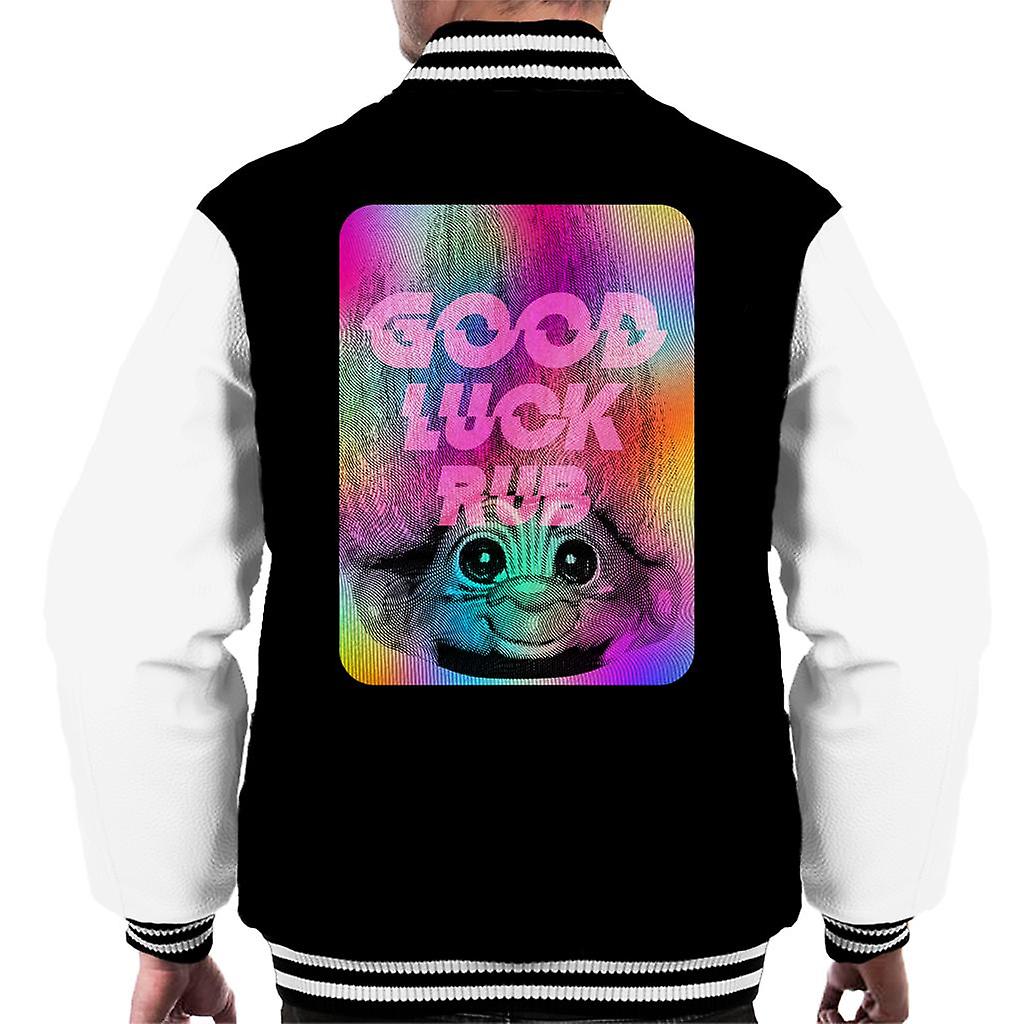 Trolls Good Luck Rub Men's Varsity Jacket