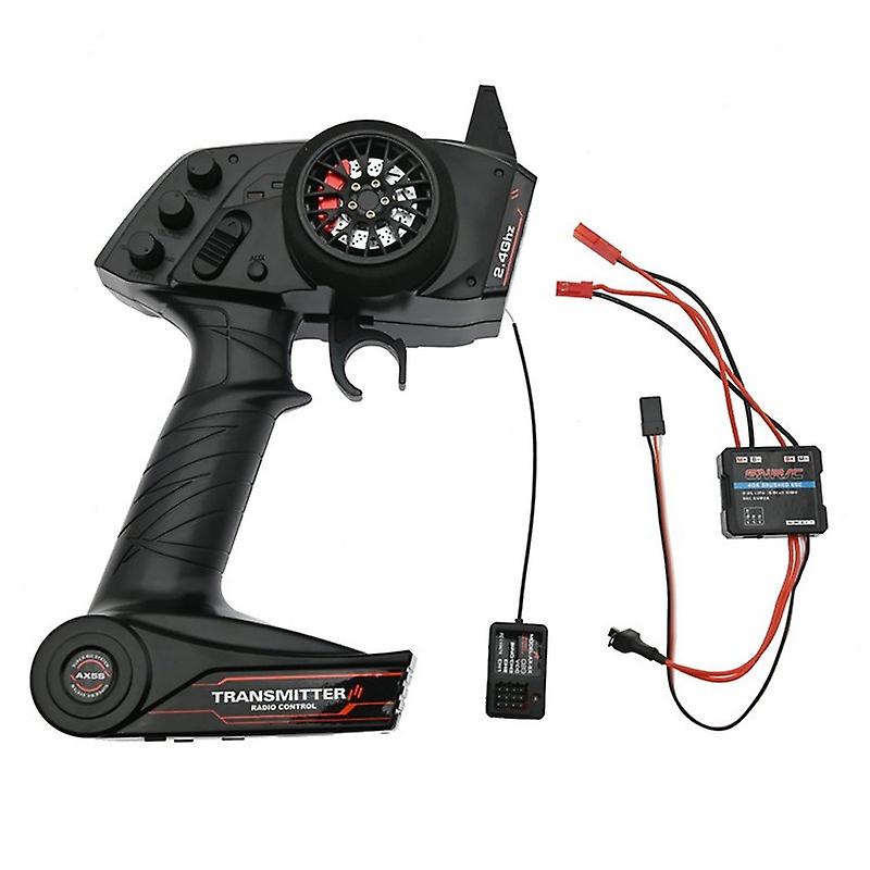 Ax5s 2.4g 3ch Transmitter with Ax-5x Receiver Compatible for Q65 Mn90 1/10 1/8 Crawler Trx4 Axial Sc