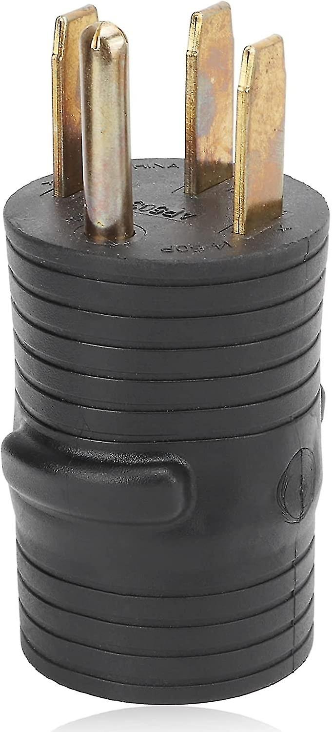 RV Plug Adapter,RV Plug Adapter 4 Pins 50 Amp Revolutionary 30 Amp Female RV Camping Generator Plug 