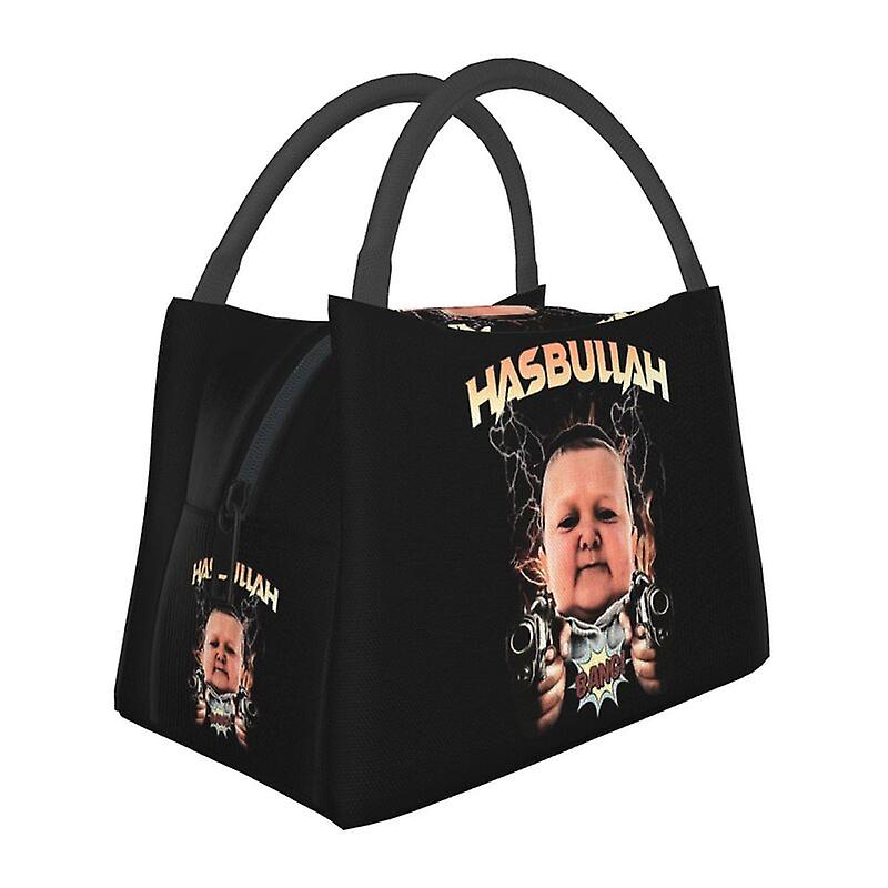 Hasbulla الطبخ Master أكياس الغداء المعزولة المضحكة للنساء الشيف المحمولة الحرارية برودة الغذاء صندوق الغداء العمل السفر