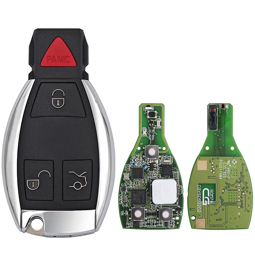 3/4 Buttons Cgdi Keyless Go Fbs3 Smart Be Key For Benz W204 W207 W212 W164 W166 W221 3/4 Button Pcb Works With Cgdi Mb Prog