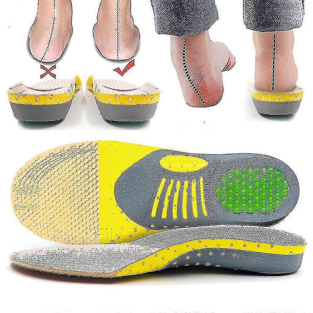 2 Çift Premium Ortez Jel Tabanlık Ortopedik Düz Ayak Sağlık Taban Pedi Ayakkabılar İçin Plantar Fasiit Unisex İçin Kemer Destek Pedi Ekle