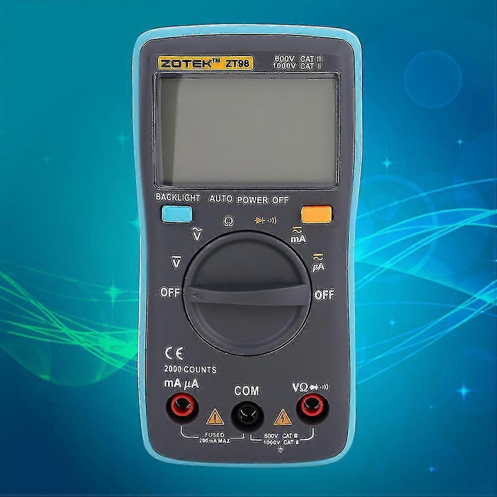 Zt98 Universal Electric Lcd Digital Display Multimeter Ac Dc Measurement