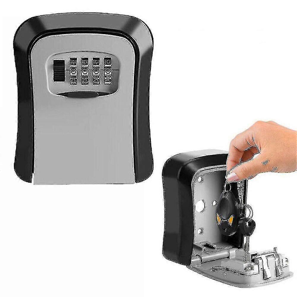 4 Digit Code Key Box Anti-theft Lock Key Box