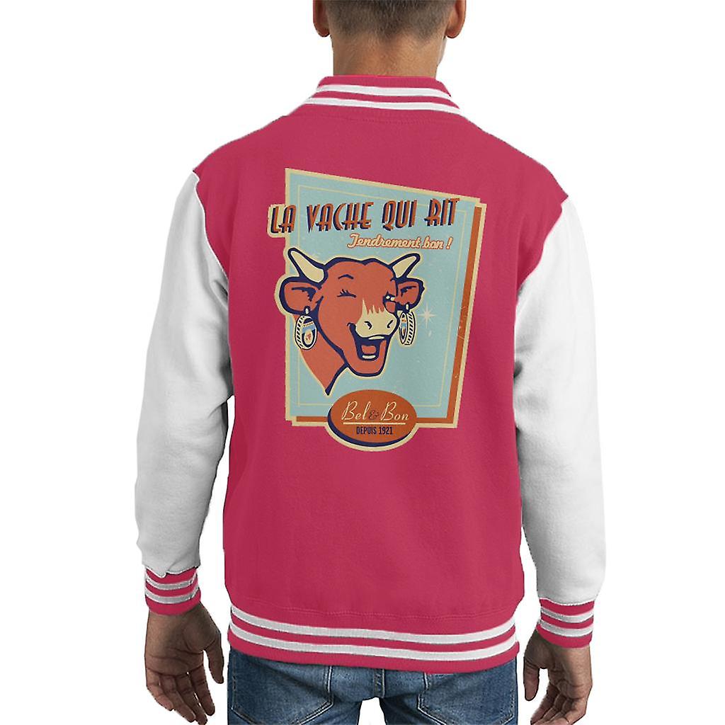 The Laughing Cow For Cheese Lovers Kid's Varsity Jacket