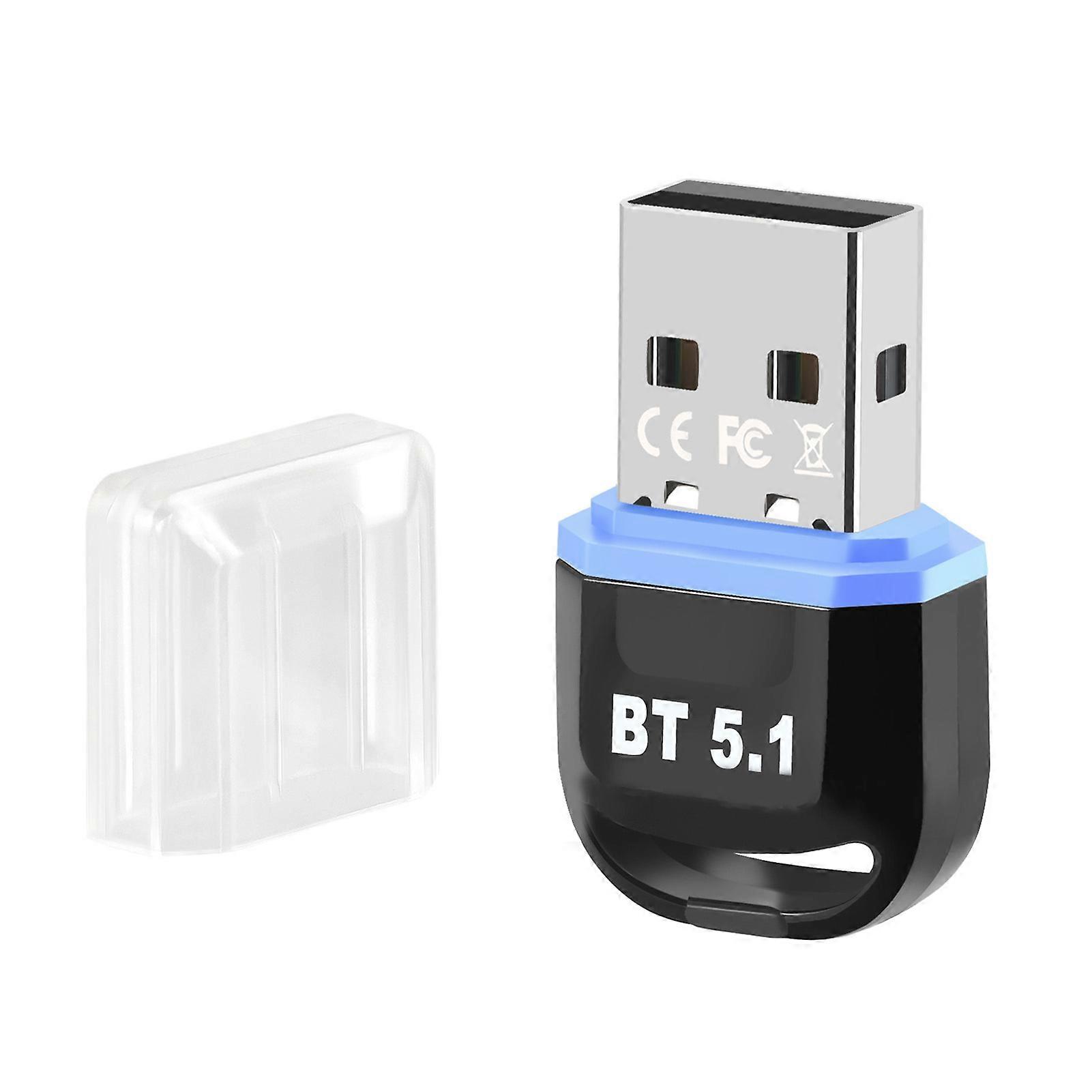 Bluetooth5.1 Adapter 3Mbps Strong Stability Drive Free Bluetooth Transmitter Computer USB Adapter