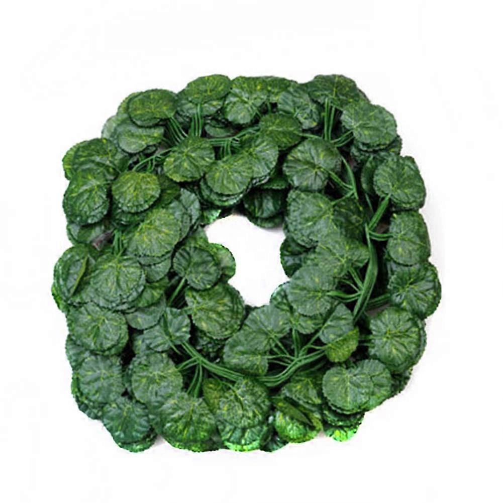 Artificial Green Rattan Simulation 210cm Tree Leaf for Home Wedding Decor
