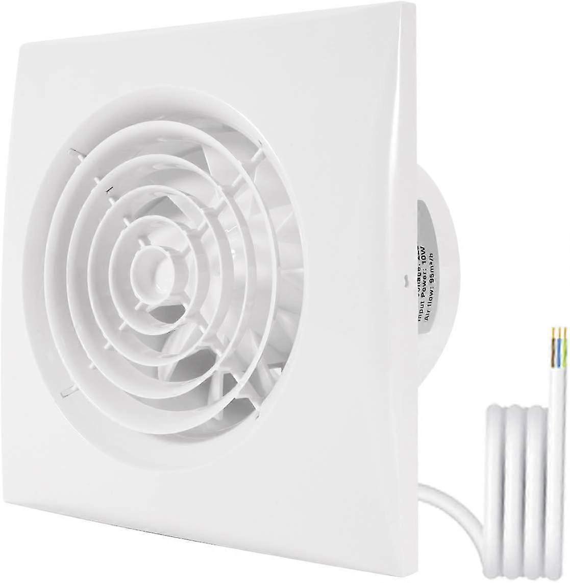 100mm Bathroom Extractor Fan - Ceiling Wall Duct Ventilator