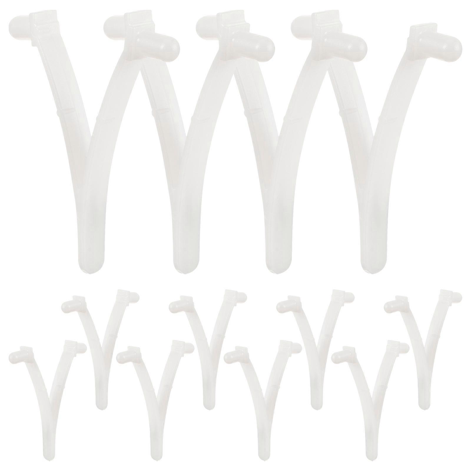 12pcs Pool Clips V Clips Pool Skimmer Net Clips Replacement Pool Pole Net Clips