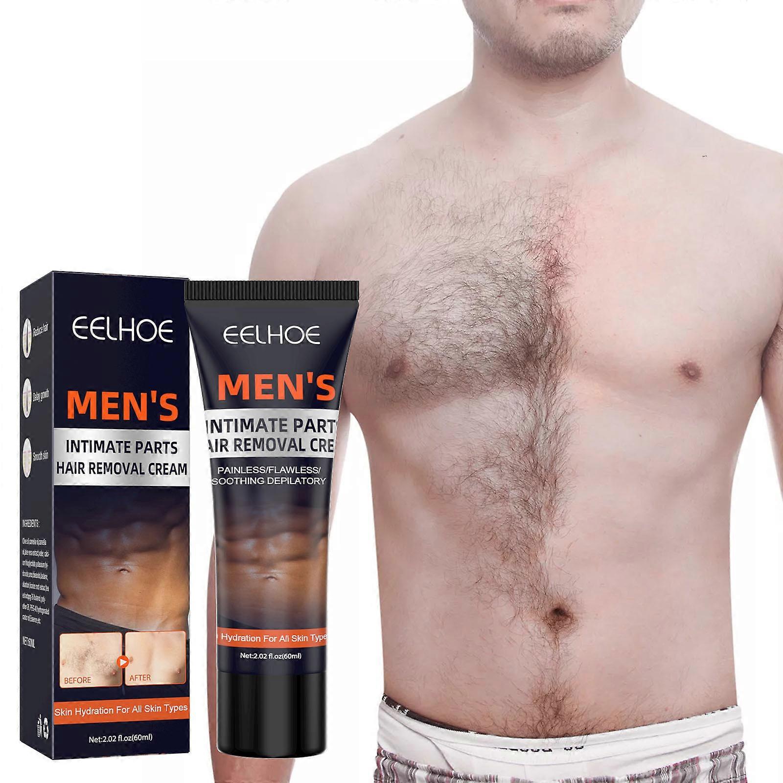 Heren Ontharing Crème, Milde Ontharing, Ontharing van het hele lichaam, Anodynie Ontharing 60ML