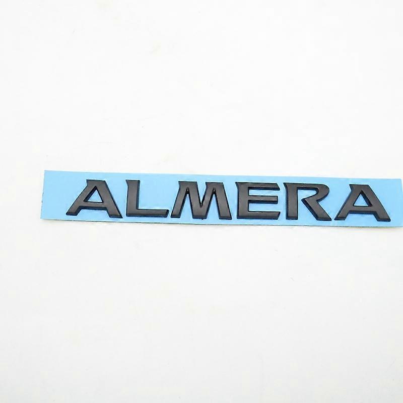 Car Styling For Almera Rear Trunk Lid Chrome Logo Badge Letters Emblem
