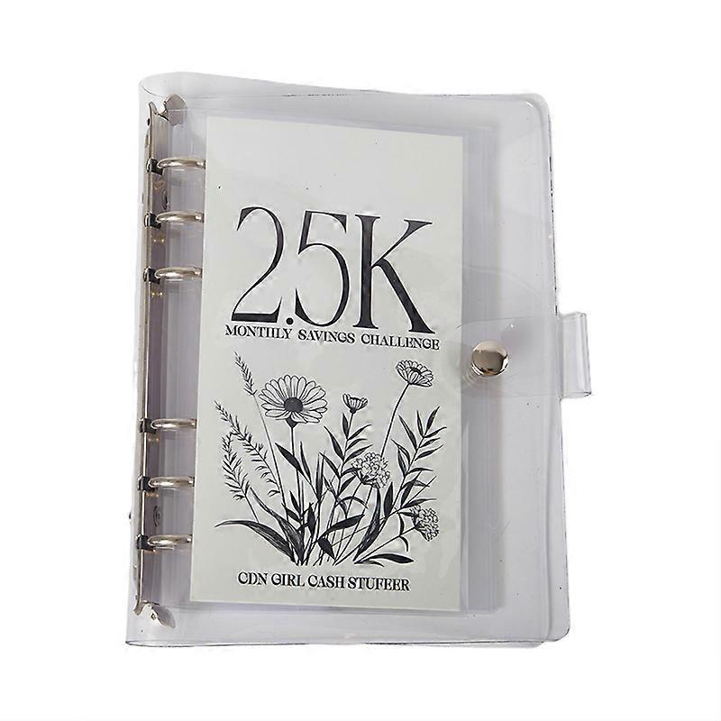 12-måneders pengebesparende udfordringskonvolutter Spar 2.5K / 5K / 10K Budget Planner Kit