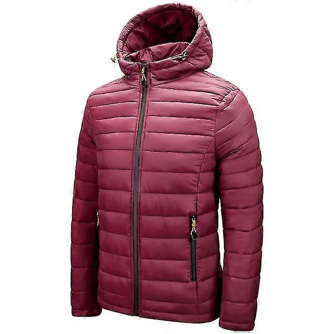 Men's Down Jacket Hooded Lightweight Winter