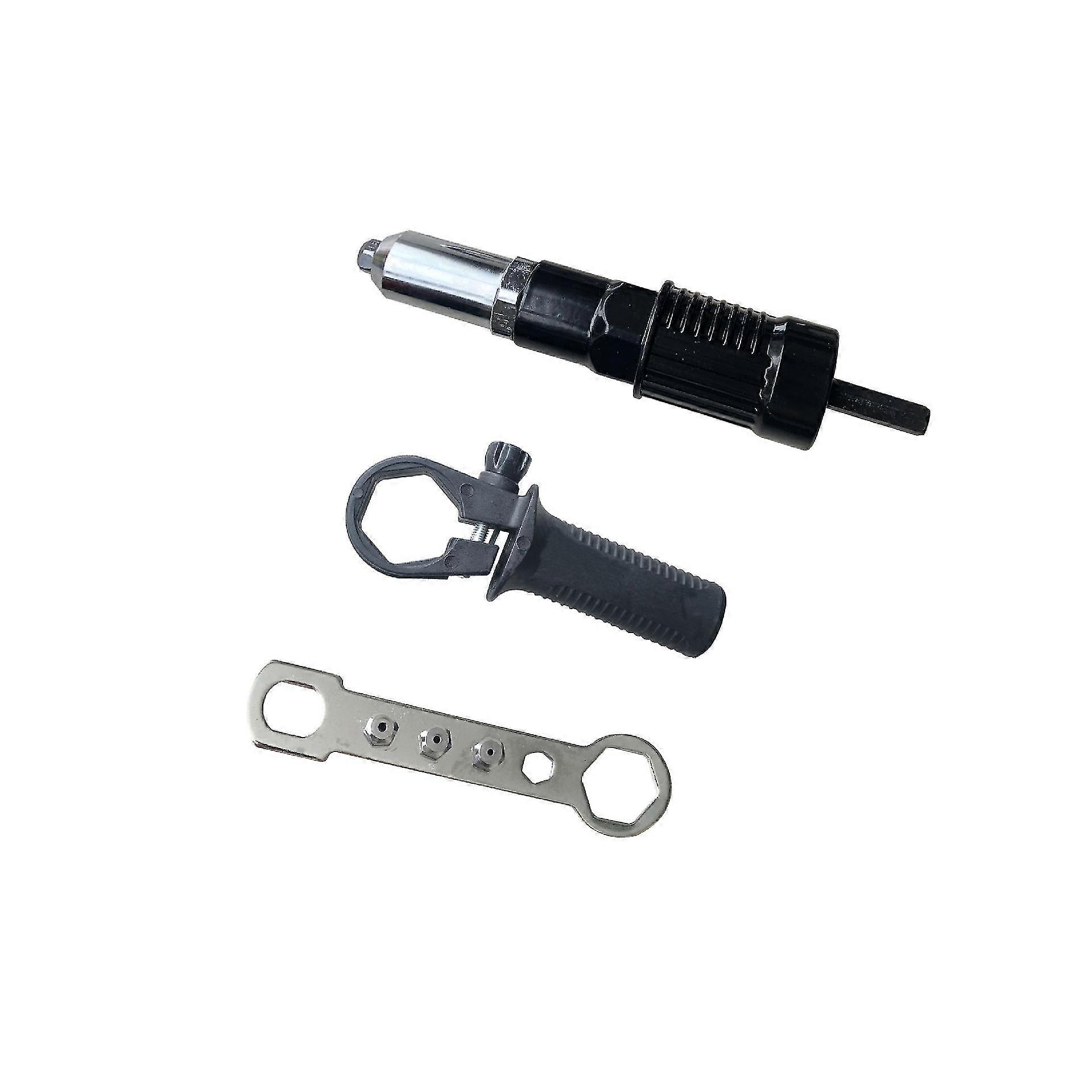 Electric Riveting Nut Gun Riveting Tool Rechargeable Riveting Drill Adapter Insertion Nut Tool Multifunctional Riveting Gun Automatic Riveting