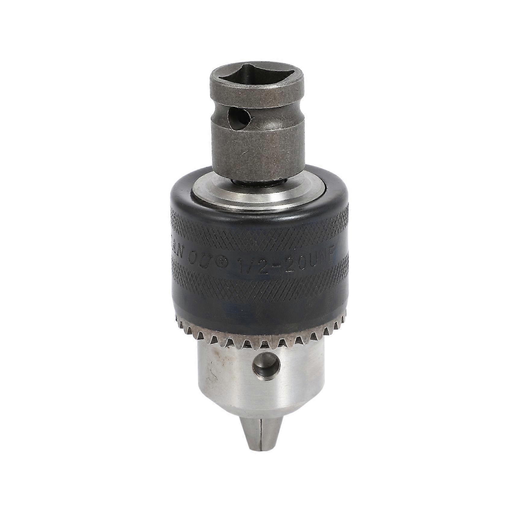 Mandrin de perçage 1,5-13 mm Adaptateur de perceuse Clé à chocs modifiée 1/2 pouce compatible avec les perceuses électriques