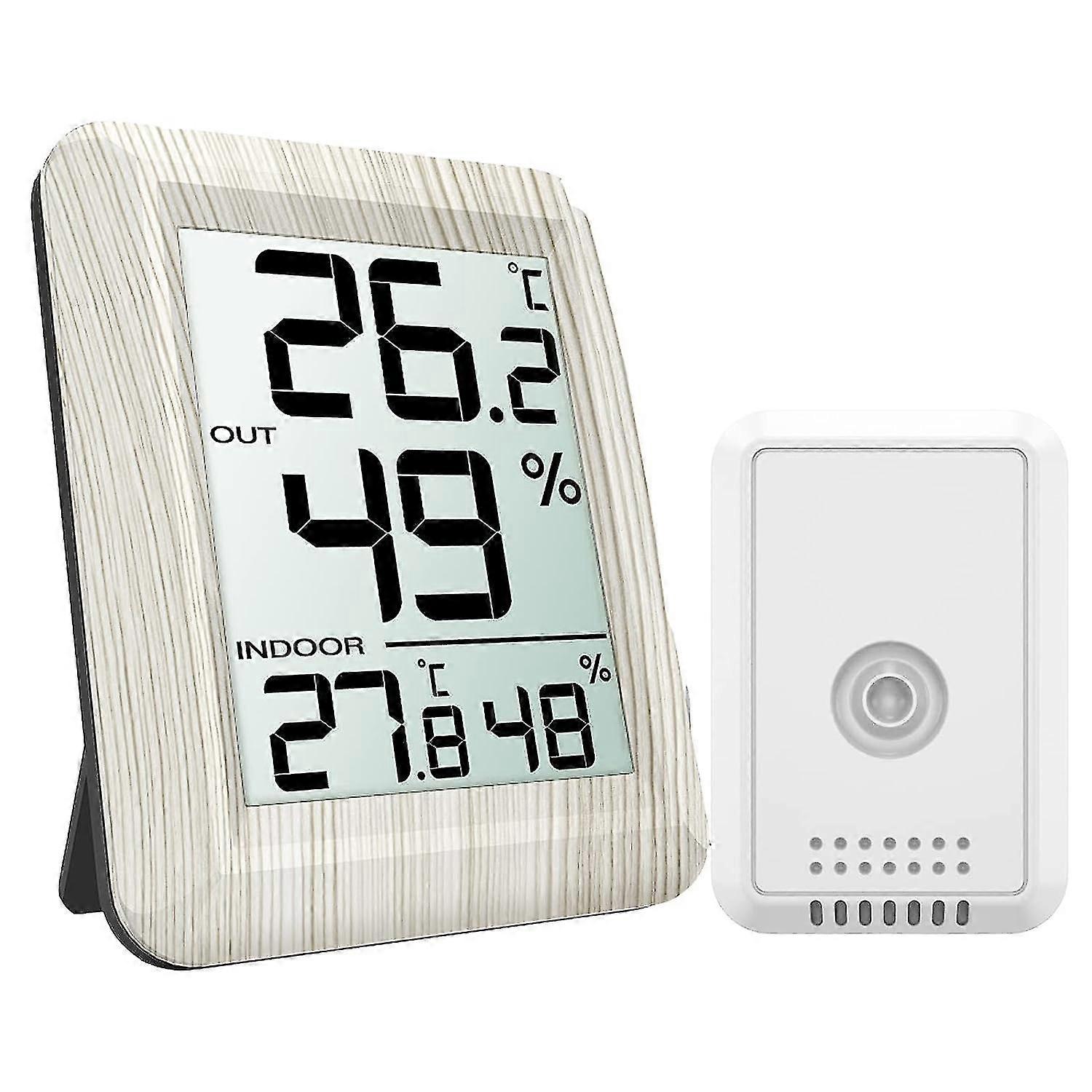 Oria Digital     Indoor/outdoor Humidity Meter Temperature Mon  With Wireless Sensor 328ft/100m Range C/f Selectable 60s Auto Refresh For Home Office
