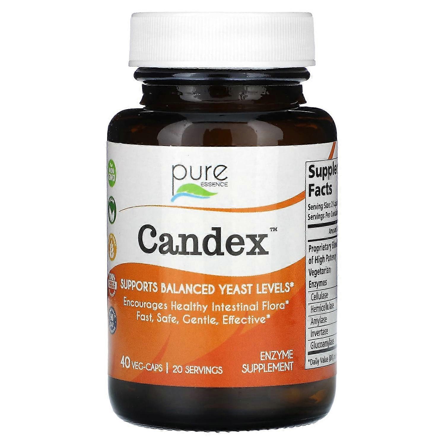 Pure Essence, Candex, 40 Veg-Caps