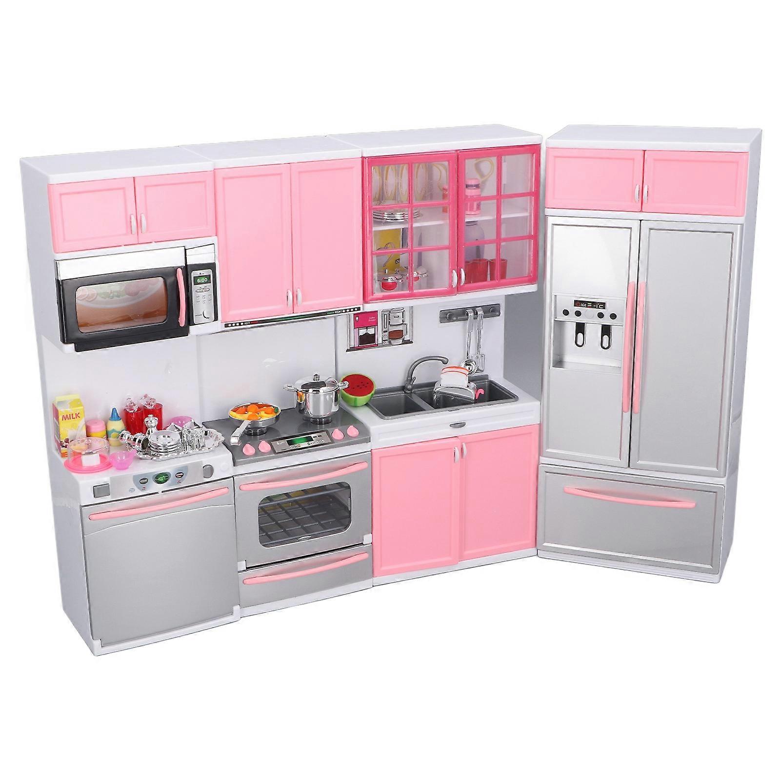 子供用プレイキッチンおもちゃ プラスチック製シミュレーション多機能幼児用キッチンプレイセット 家庭用