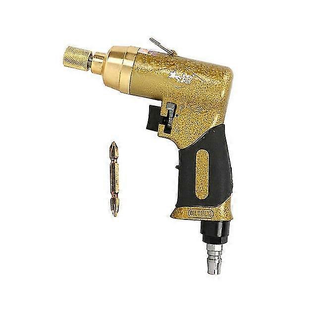 195Mm/7.8 inch professional air screwdriver gun reversible screw driver pneumatic tool 9000 rpm gold with black