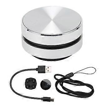 Bluetooth Knochenleitungslautsprecher Stereo Magnetischer tragbarer Mini Wireless Lautsprecher für Zuhause im Freien Silber Nr.0110
