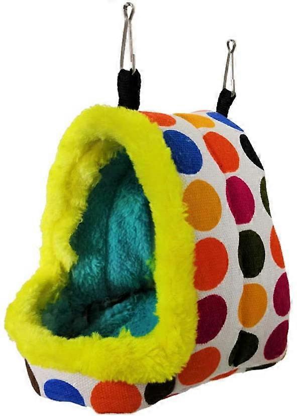 Bird Hanging Hammock Winter Warm Plush Parrot Nest House Bed Plush Pet Cave Swing Bed Hammock Toy