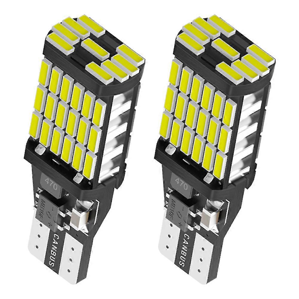 2/6x T15 LED W16W Bulbs Canbus OBC Error Free LED Backup Light 921 912 W16W LED Bulbs Car Reverse Lamp Xenon White 12V No Error