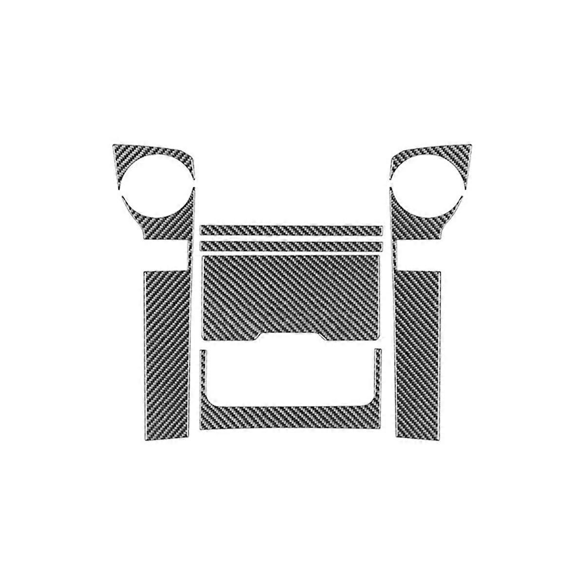 Carbon Fiber for 4Runner 2010-2020 Center Console Air Conditioning Switch Panel Trim Cover Accessor