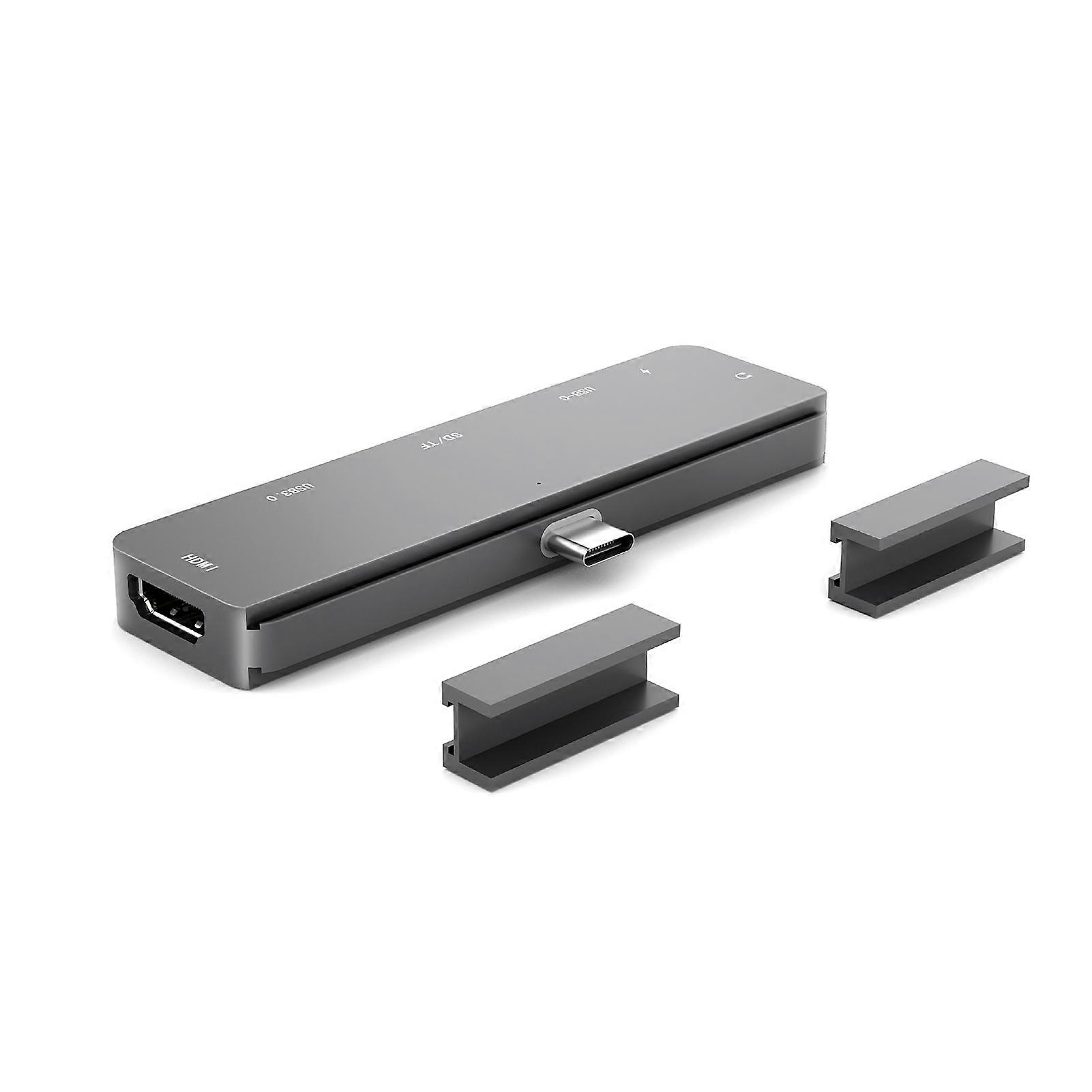 Multifunctional Seven-in-One Hub for Tablet Portable Lightweight USB Extender for Laptops Tablet