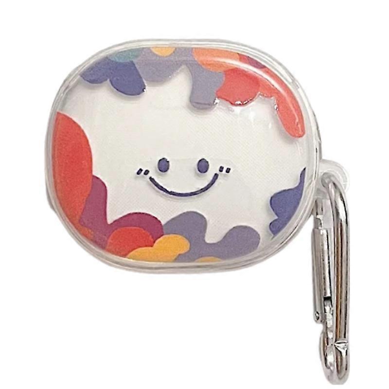 Earphone Case Colored Patch Smile For Redmi Buds 4 Lite Soft Protective Earbud Earbud Cases