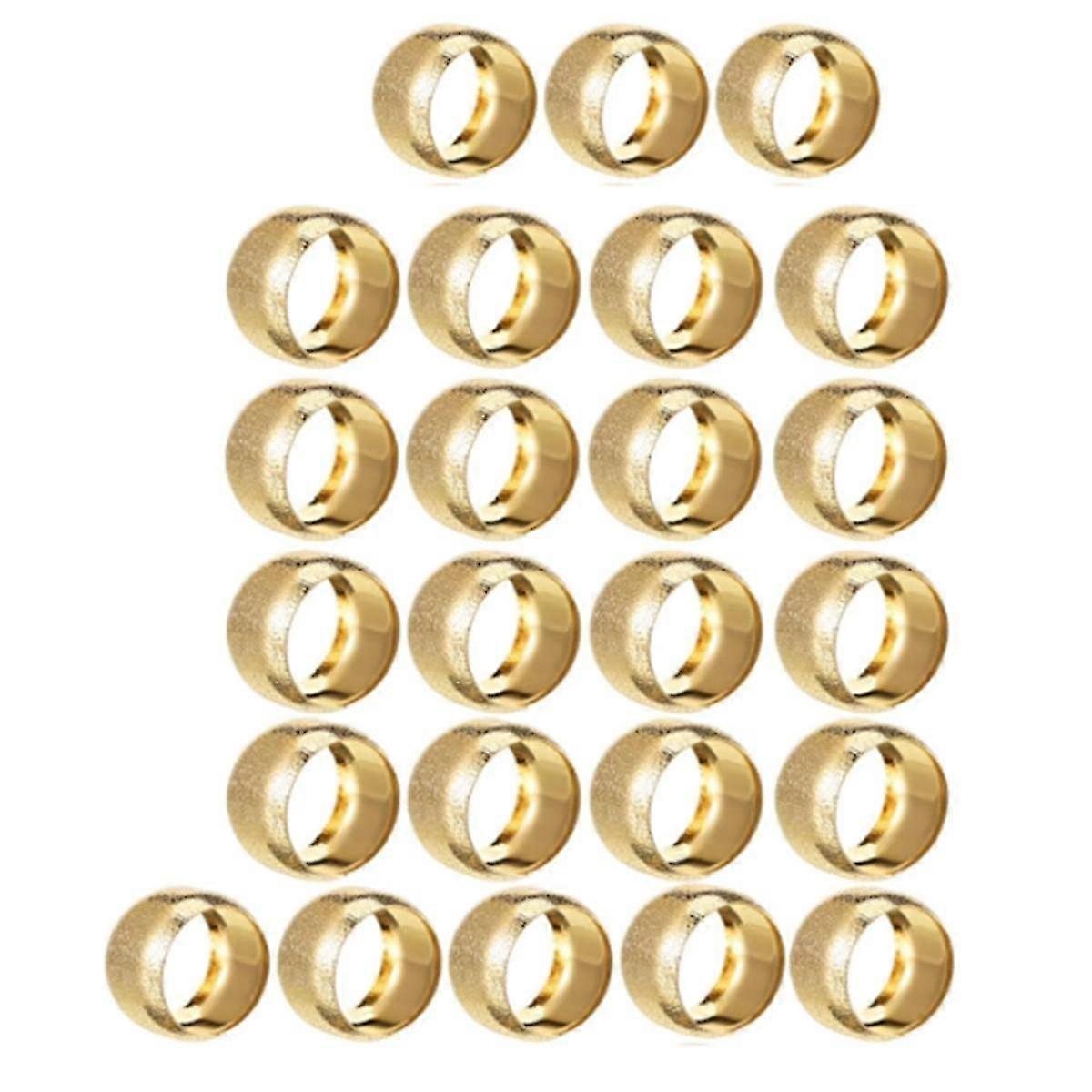 24Pcs Gold Napkin Rings Napkin Holders for Cloth Napkins Metal Wedding Napkin Holder for Linen Fabric Table Napkins