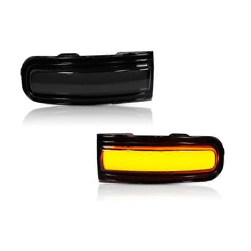 2pcs For Jeep Renegade Flash Side View Mirror Amber yellow Sequential Dynamic Turn Signal Lights Blinker Light Assembly 15-2022