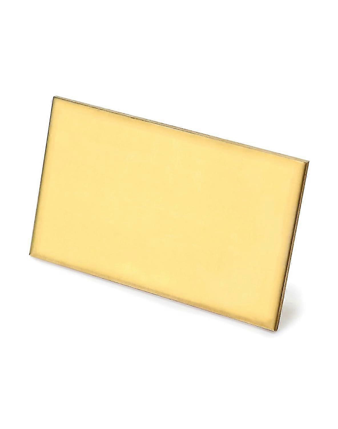 لوحة صفائح نحاسية H62 ، بسمك 3 مم ، 60 مم × 100 مم